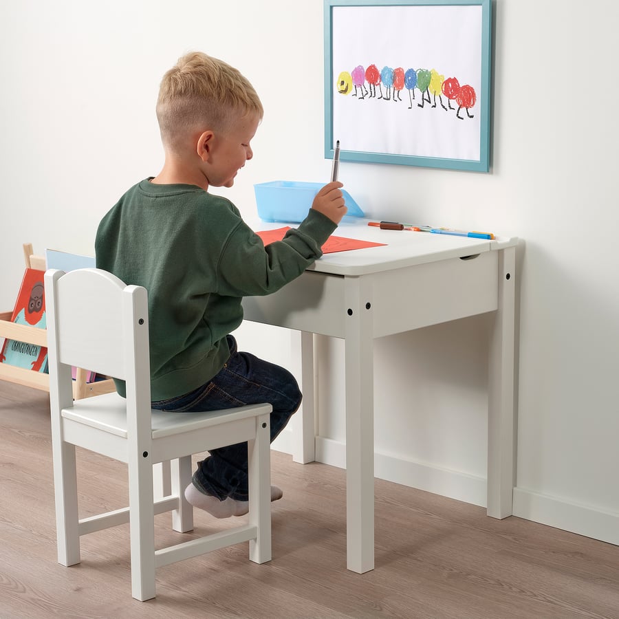 SUNDVIK white, Children's desk, 60x45 cm IKEA