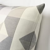 SVARTHÖ Cushion cover, grey/beige, 50x50 cm