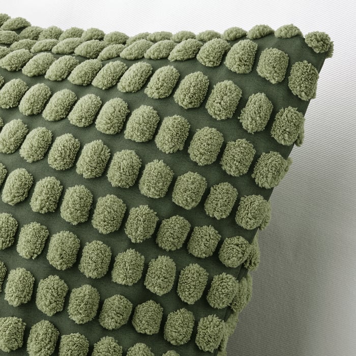 SVARTPOPPEL cushion cover, greenyellow, 65x65 cm IKEA