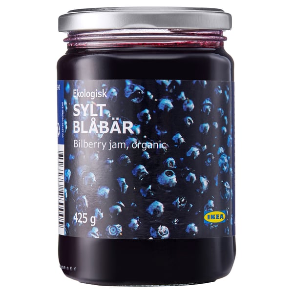 SYLT BLÅBÄR Bilberry jam, organic, 425 g