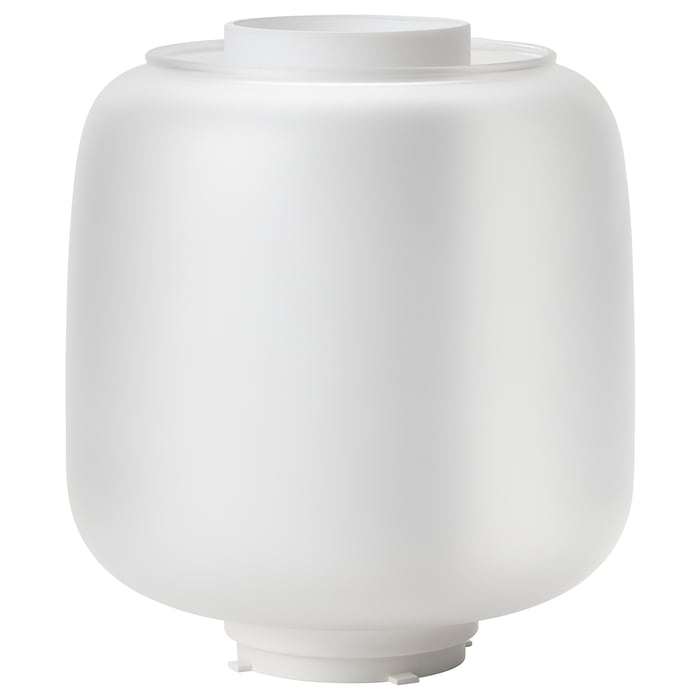 SYMFONISK white glass, lamp shade for speaker lamp base IKEA