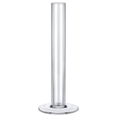 TAJT Vase, clear glass, 23 cm