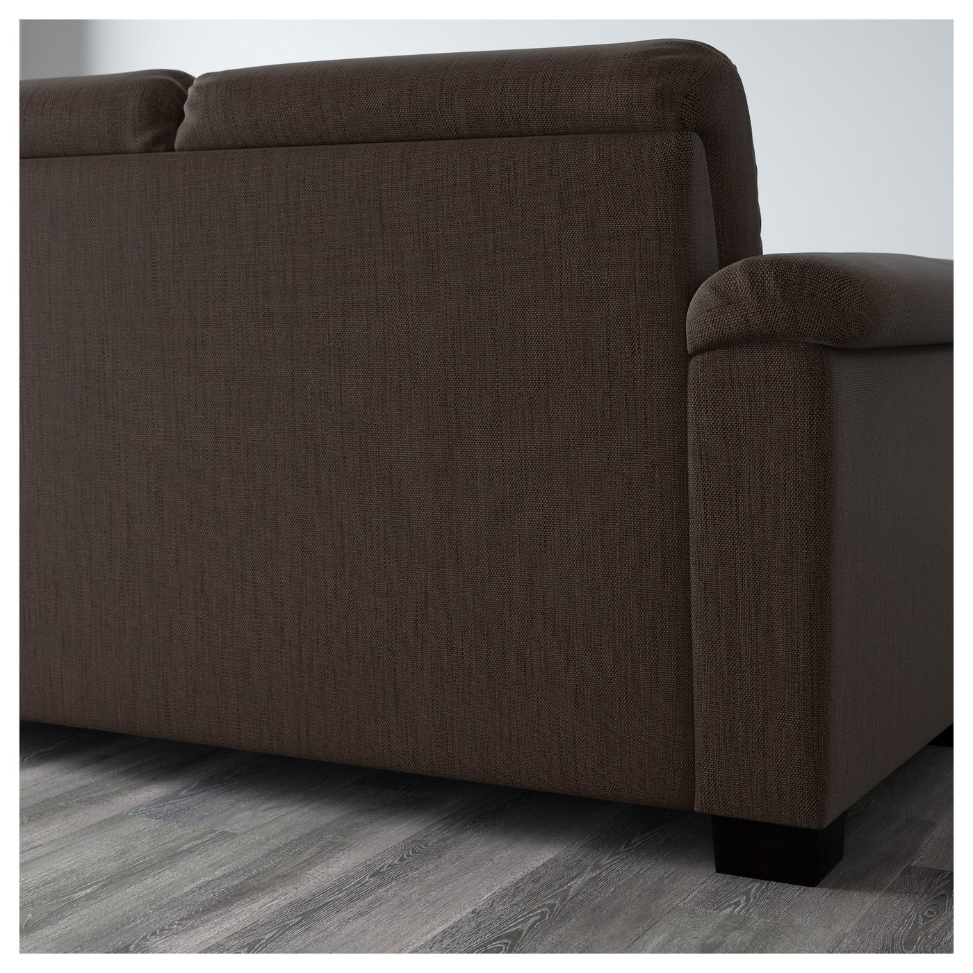 TIDAFORS Corner sofa with arm left Hensta dark brown IKEA