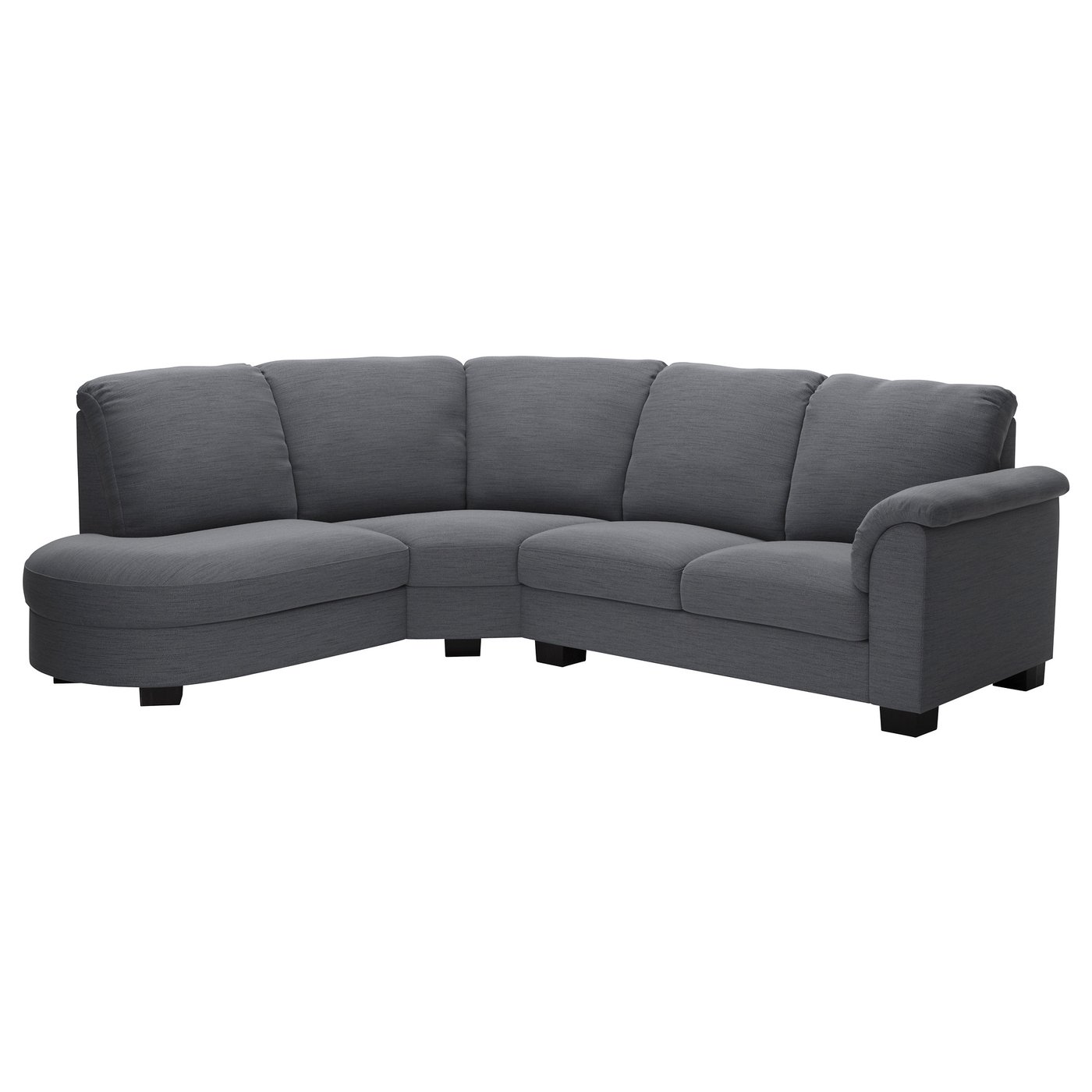 Tidafors Corner Sofa With Arm Right Hensta Grey Ikea