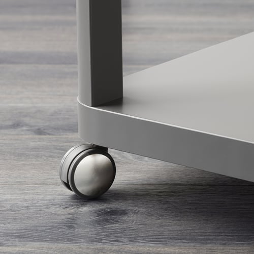 TINGBY grey, side table on castors, 50x50 cm IKEA