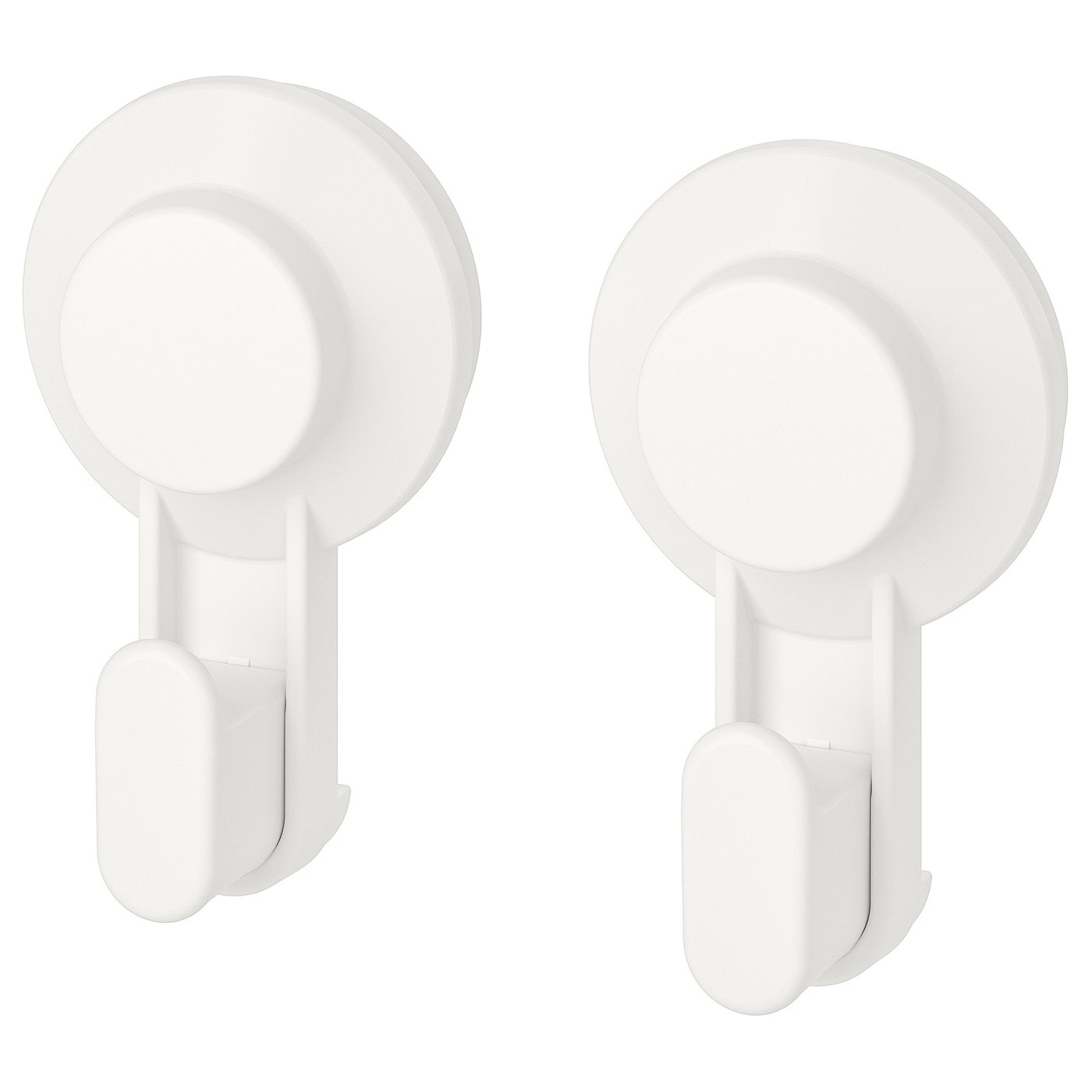TISKEN white, Hook with suction cup - IKEA