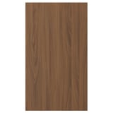 TISTORP Front for dishwasher, brown walnut effect, 45x80 cm