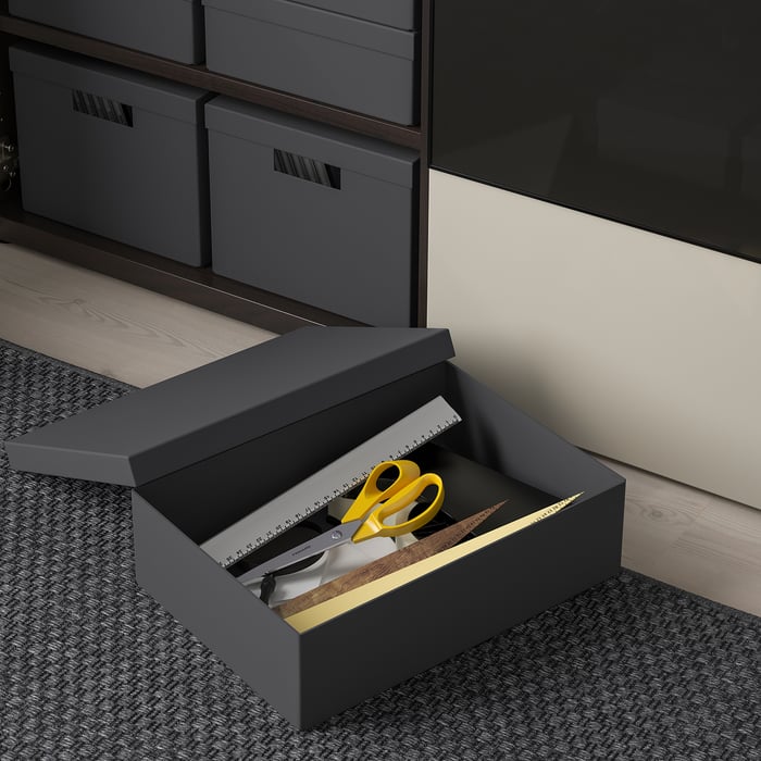 Verwunderlich Ikea Tjena Schwarz Ebenbild