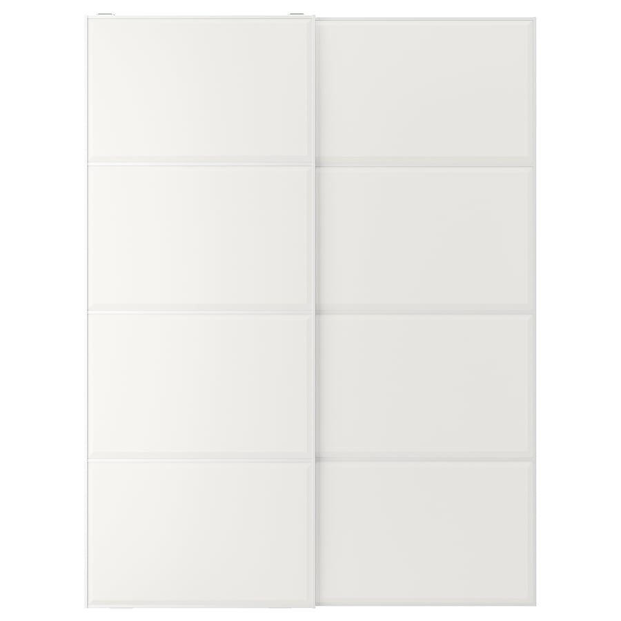 TJÖRHOM pair of sliding doors, white, 150x201 cm IKEA