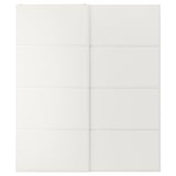 TJÖRHOM Pair of sliding doors, white, 200x236 cm