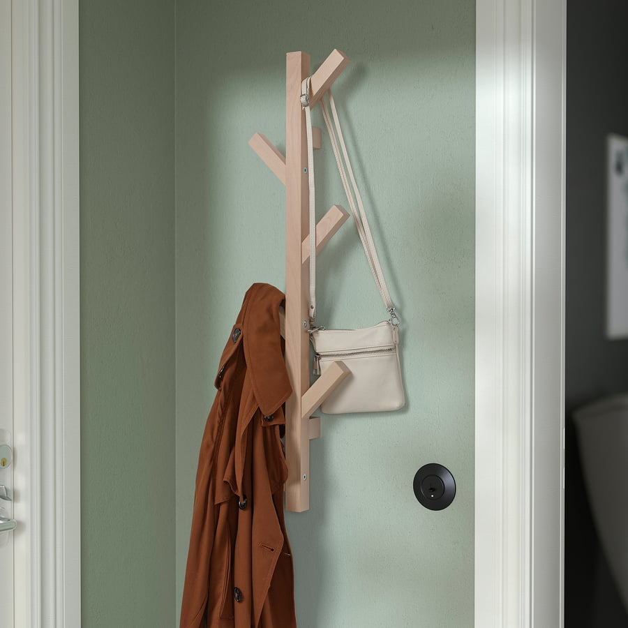 TJUSIG Vertical hook rack, birch, 78 cm IKEA