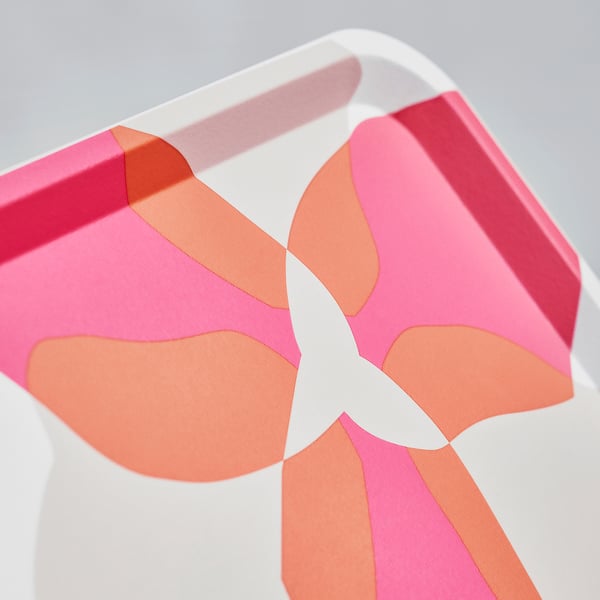 TOFSAND Tray, pink, 37x29 cm