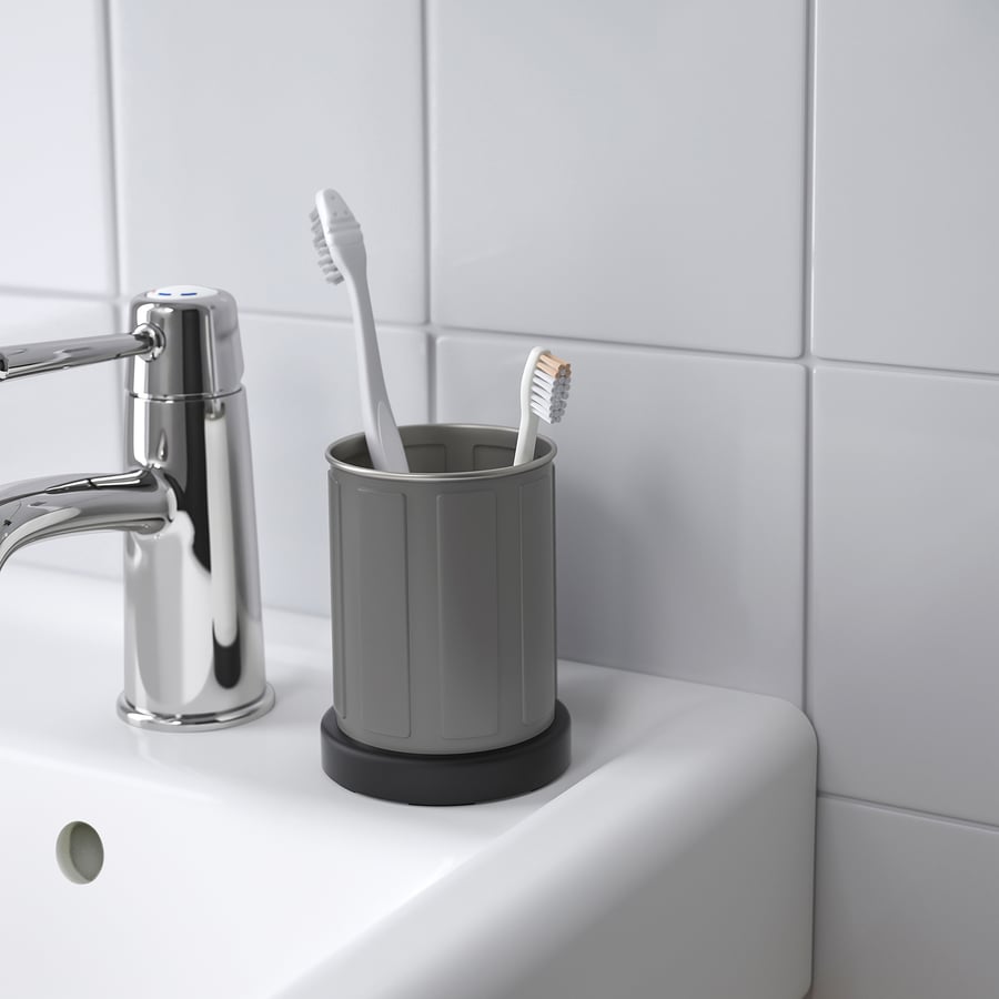 TOFTAN grey, Toothbrush holder IKEA