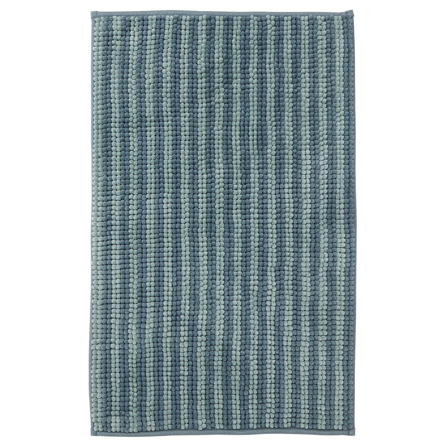 TOFTBO Striped Blue Bath Mat, 50x80 cm IKEA