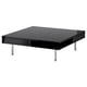 TOFTERYD Coffee table, high-gloss black, 95x95 cm