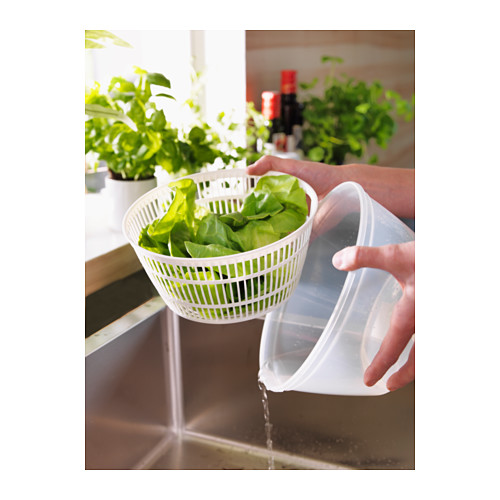 IKEA TOKIG salad spinner The bowl can also be used for serving, e.g. salad.