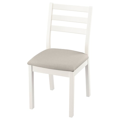 TONSTAD Chair - off-white/Fridtuna light beige