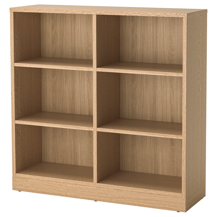 TONSTAD shelving unit, oak veneer, 121x37x120 cm IKEA
