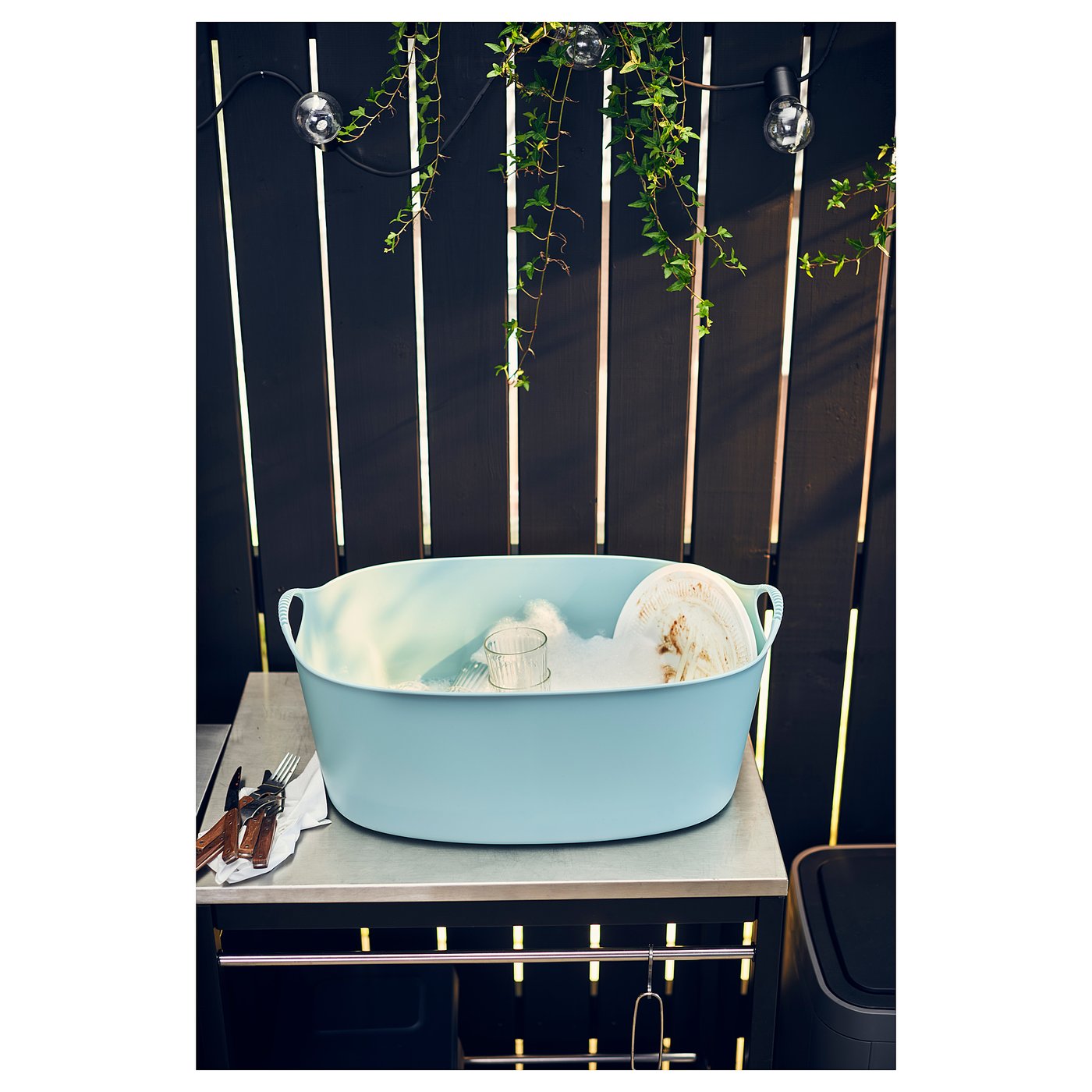 Torkis Blue Flexi Laundry Basket In Outdoor Ikea