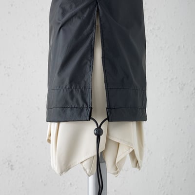 TOSTERÖ Parasol cover, black, 160 cm