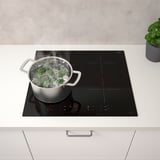 TREVLIG Induction hob, IKEA 300 black, 59 cm