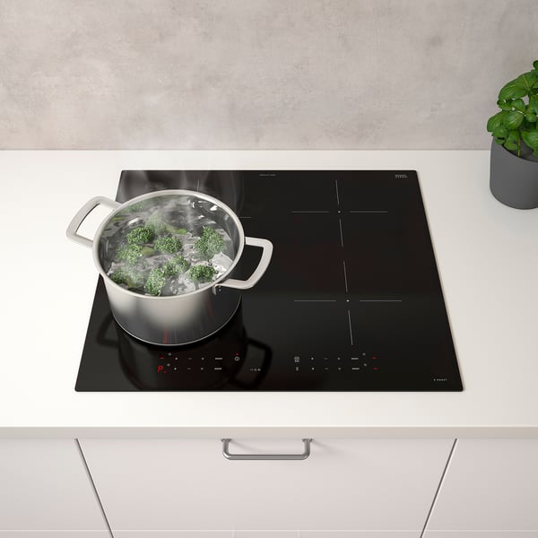 TREVLIG Induction hob, IKEA 300 black, 59 cm