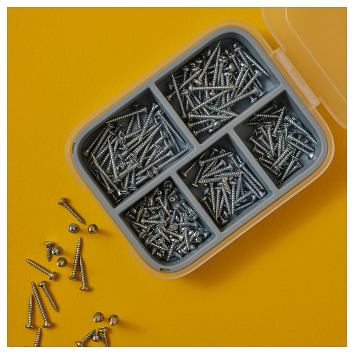 TRIXIG 200piece wood screw set IKEA