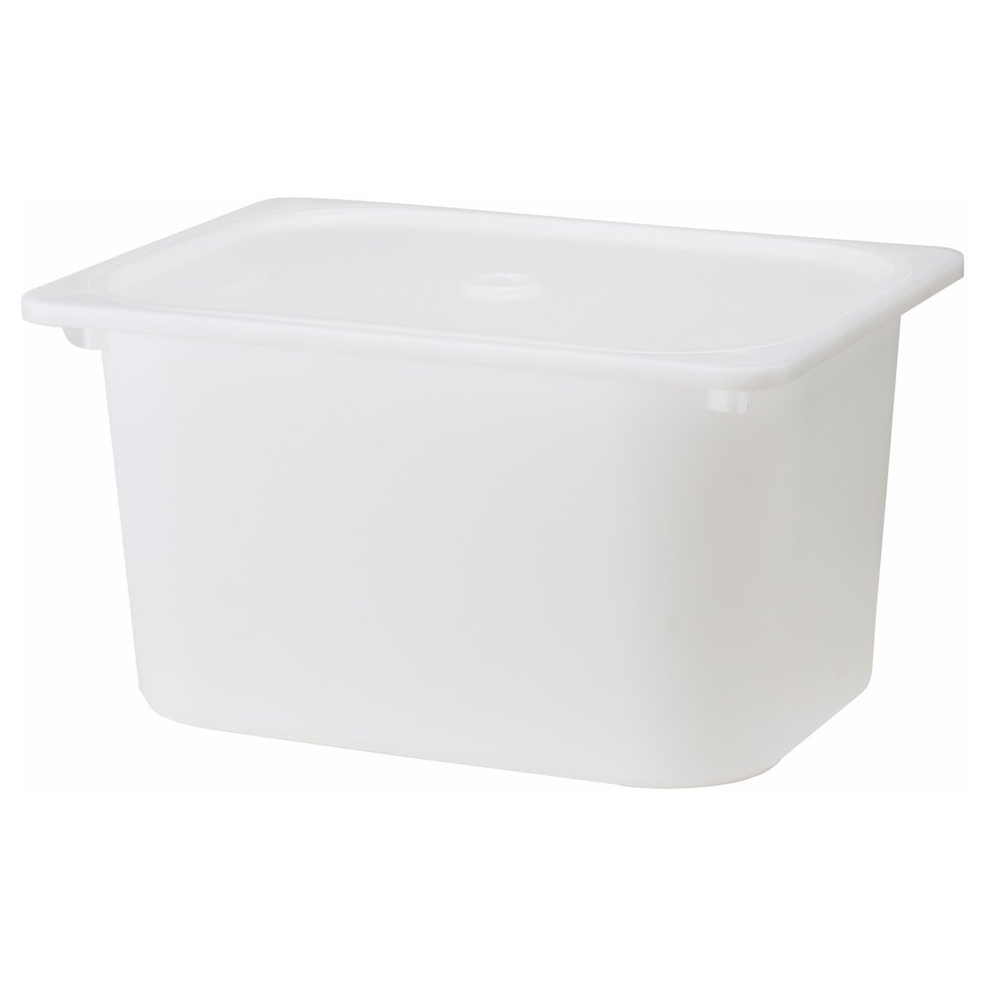 TROFAST box with lid, white, 42x30x23 cm IKEA