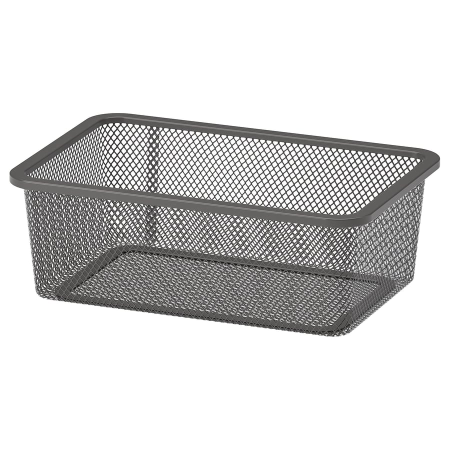 TROFAST mesh storage box, dark grey, 20x30x10 cm IKEA