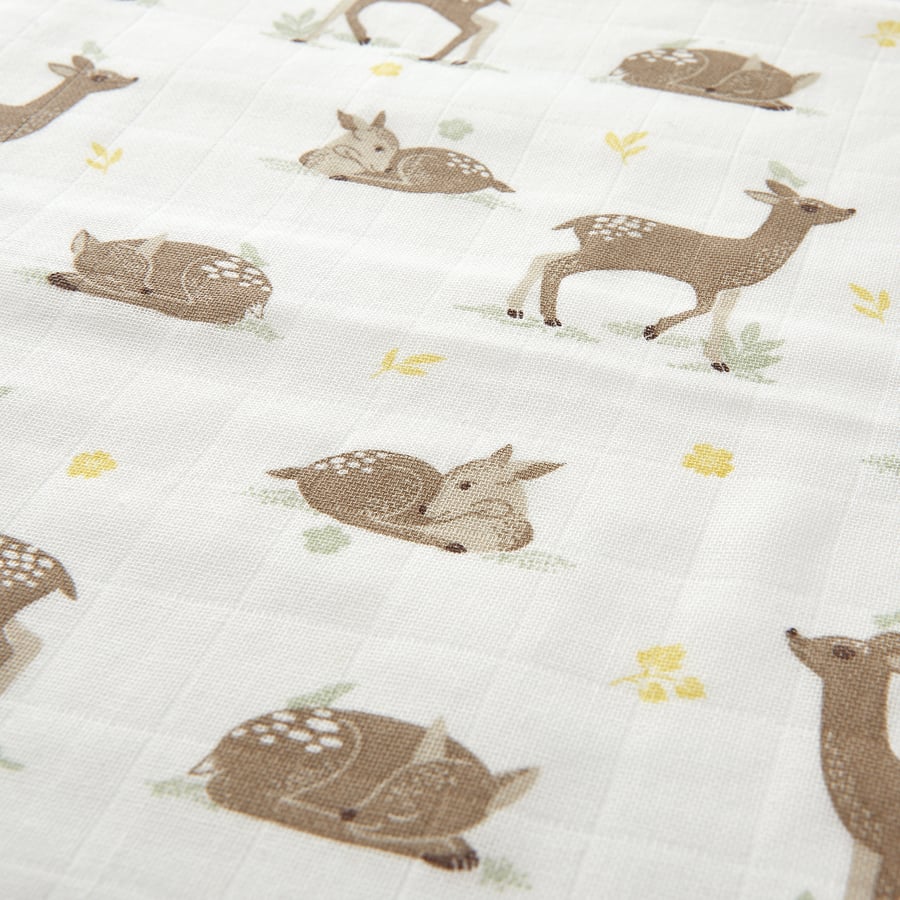 TROLLDOM washcloth, animal pattern/multicolour, 30x30 cm IKEA