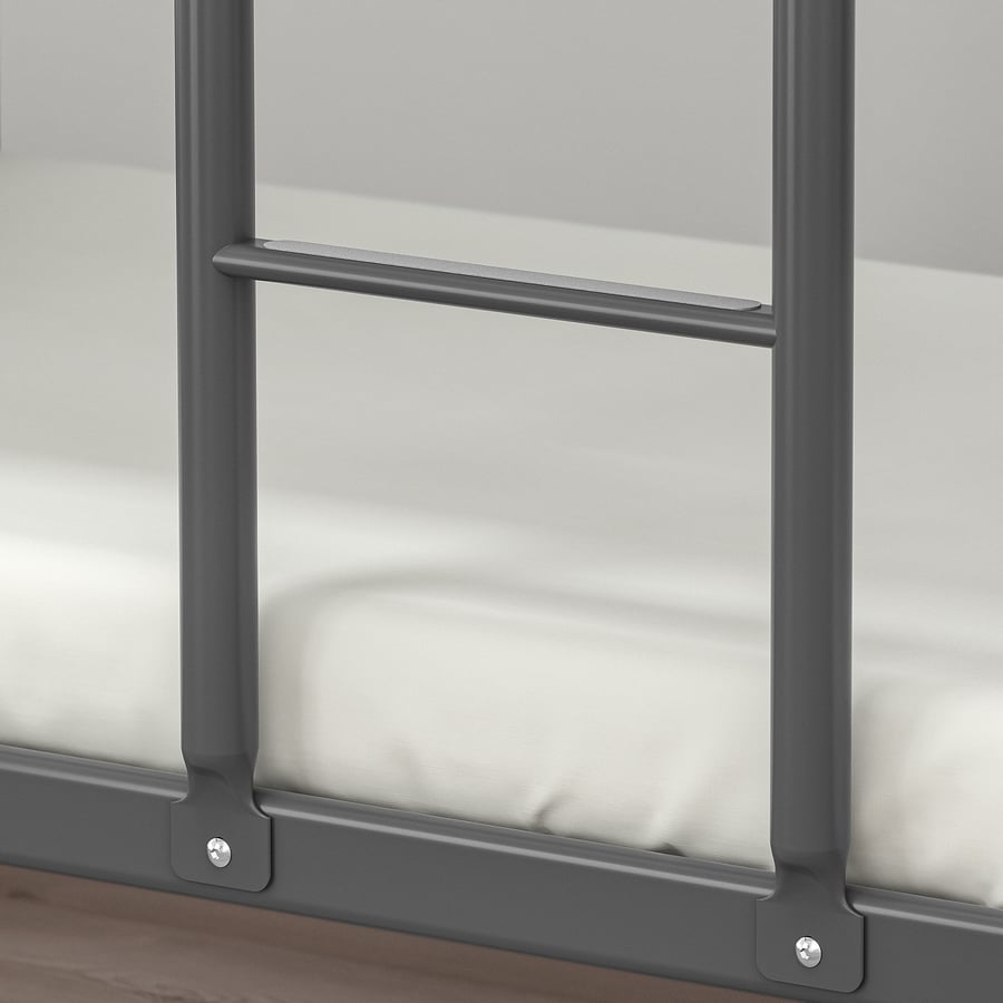 TUFFING bunk bed frame, dark grey, 90x200 cm IKEA