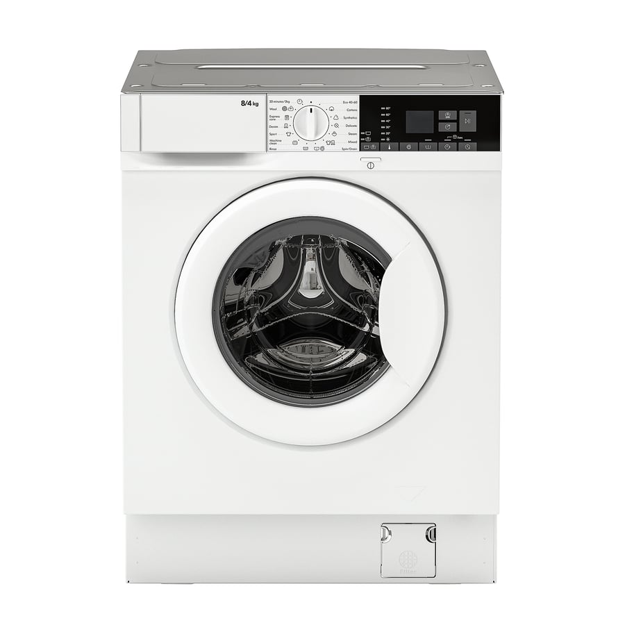 TVÄTTAD integrated washing machine/dryer, white IKEA