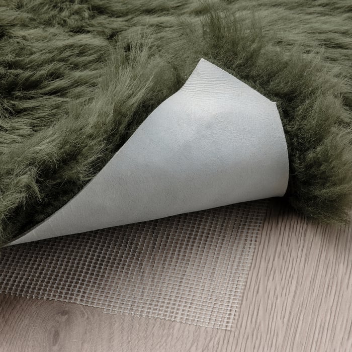 ULLERSLEV Sheepskin, dark green, 70 cm IKEA