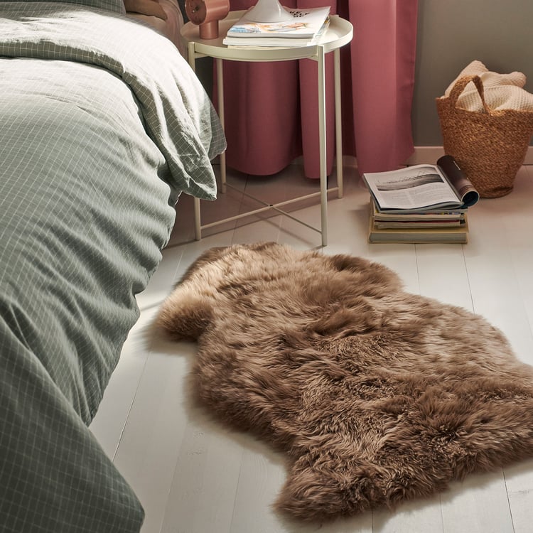 ULLERSLEV light brown, sheepskin, 70 cm IKEA