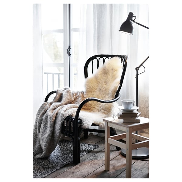 ULLERSLEV Sheepskin, off-white, 70 cm