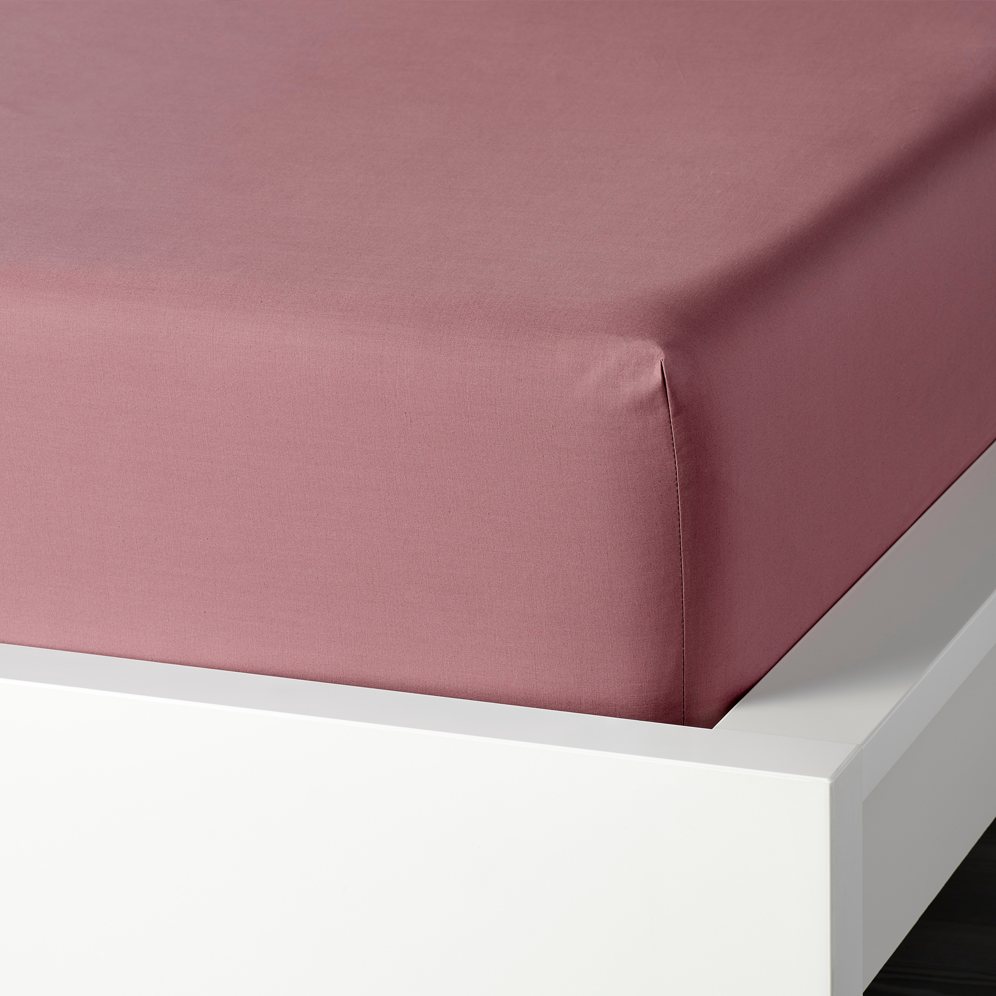 ULLVIDE Fitted sheet, dark pink, 80x200 cm IKEA