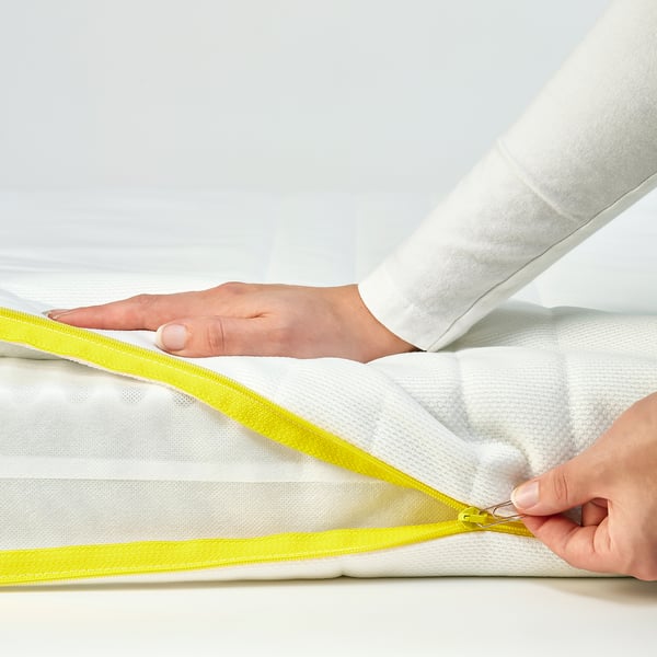 UNDERLIG Foam mattress for junior bed, white, 70x160 cm