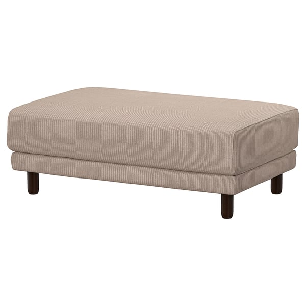 UPPÅKRA Footstool, Samsala grey-beige