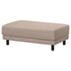 UPPÅKRA Footstool, Samsala grey-beige