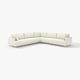 UPPÅKRA Modular corner sofa, 6 seat, Axvall off-white
