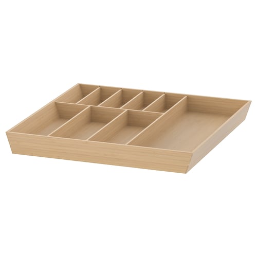 UPPDATERA Cutlery tray - light bamboo 52x50 cm