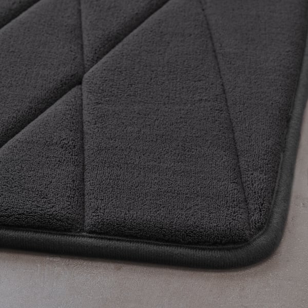 UPPVAN Bath mat, anthracite, 50x80 cm IKEA
