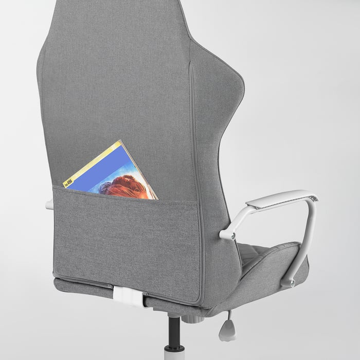 UTESPELARE gaming chair, Bomstad grey IKEA
