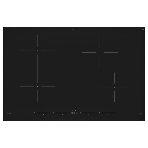 UTNÄMND Induction hob, IKEA 500 black, 78 cm IKEA