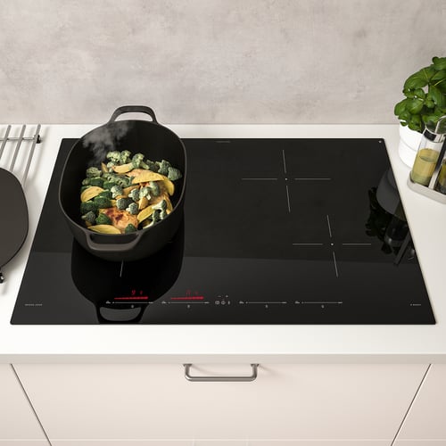 UTNÄMND Induction hob, IKEA 500 black, 78 cm IKEA