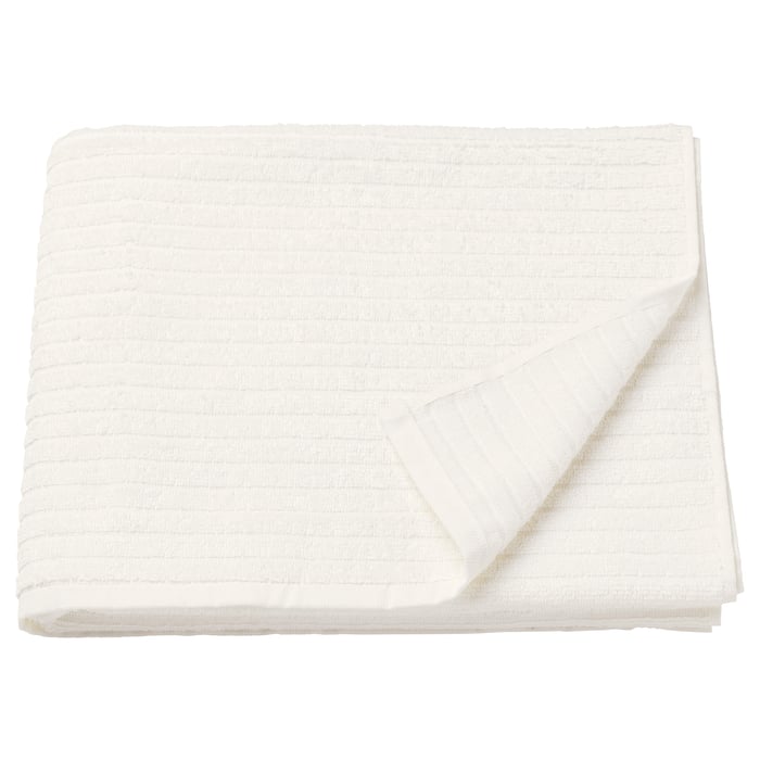 VÅGSJÖN White Cotton Bath Towel, 70x140 cm IKEA