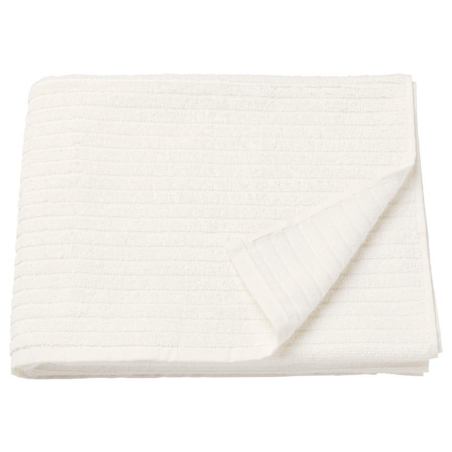 VÅGSJÖN White Cotton Bath Towel, 70x140 cm IKEA