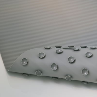 VALVATTNET bathtub mat, grey, 33x84 cm - IKEA UK