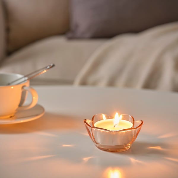 VANLIGEN Tealight holder light pink IKEA