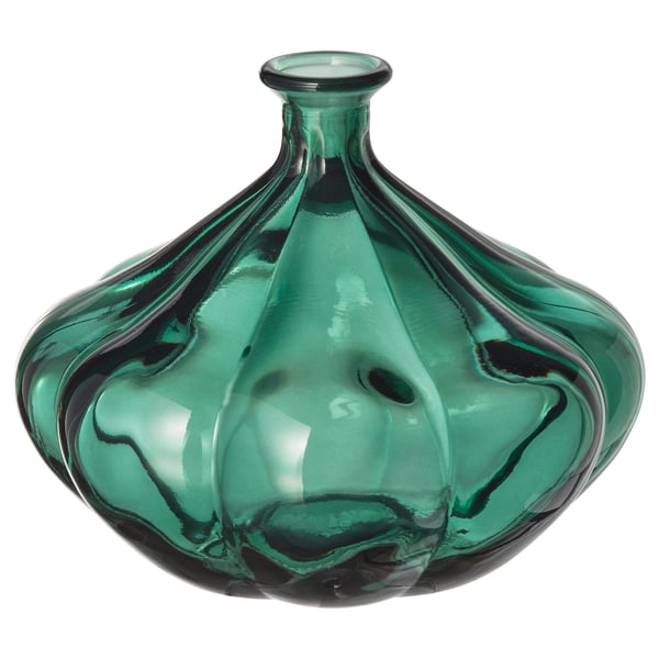 Vanligen Vase Dark Green Ikea